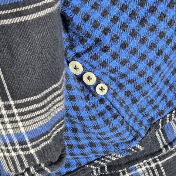 Ralph Lauren Shirt Mens XL Blue Plaid Lined Flannel Heavy Thick Outdoor Gorpcore - Picture 10 of 12